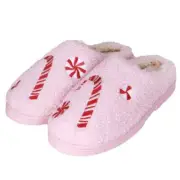 Fashion By Mirabeau Women's Super Soft Thermal Fleece Christmas Slipper Size 5-6