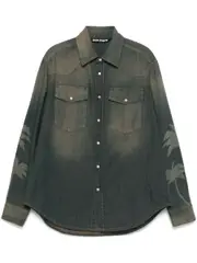 [Palm Angels] Palm Angels-Camicia Con Stampa Palm-Uomo M