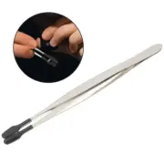 Flat Tip Tweezers Sticker Tweezers Tweezers For Beads Rubber Tweezers