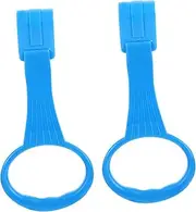 ANDRESLAD 1 Pair Baby Standing Safety Ring Portable Crib Pull up Rings Harness Mobile for Crib Nursery Mobiles