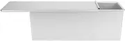 PartyKindom Loaf Tin Lid Metal Baking Pan Bread Mold for Toast Portable Box Home Kitchen Tool