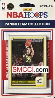 Utah Jazz 2023-24 Hoops Factory Team Set Sensabaugh Hendricks George Rookie Card