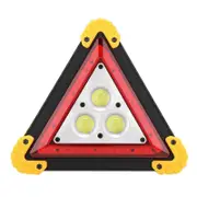 30W Multifunction Car Breakdown Emergency Safety Triangle Stop Sign with Red LED Warning Light