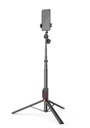 AB204 Bluetooth Selfie Stick Mini Portable Tripod Monopod For Smartphone/Gopro/Sports Action Camera HY-Black&Red