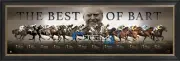 Bart Cummings "The Best of Bart" Melbourne Cup Tribute VRC Print Framed + COA