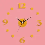 Classic Wall Clock Quartz Movement Hands Mechanism Repair Parts Tool Kit DIY Decor (Color : Gold)