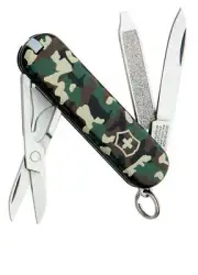 Victorinox Classic SD Swiss Army Knife Multi Pocket Tool 7 Functions - Camouflag