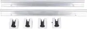 Baxnore SBR12 400 Guide Rail Slide Block Set, Alloy Steel Linear Guide Rail with Slide Blocks, Linear Motion Rail Sliding Block Set for for Accuracy Machine