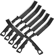 iplusmile 6pcs Cleaning Brush Cleaning Tools Grout Cleaner Crevice Brush Grout Brush Cleaner Corner Scrub Brush Tools Window Track Cleaner Tool Plastic Black