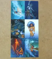 Michael Turner Art - Fathom Promo Uncut Trading Card Sheet Dynamic Forces ASPEN