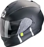 Scorpion EXO-491 Code, full face helmet , color: Matt-Black/Silver , size: M