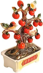 Home Decoration Ornaments Chinese Traditional Decor Artificial Persimmon Spring Festival Decor Home Decorations for Living Room New Year Ornament Small Persimmon Decoration Resin