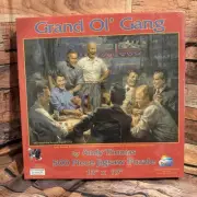 Grand Ol' Gang Presidents Poker 500 Piece Jigsaw Puzzle USA Sunsout Andy Thomas