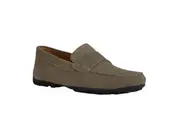 Geox Mens Kosmopolis + Grip Suede Moccasins (Taupe) - UTFS11717