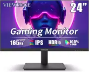 24 Inch Gaming Monitor with 165Hz/144Hz, IPS 1Ms, FHD 1080P and HDR 10 | PC Comp