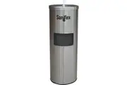 Saniflex Sanitary Dispenser Without Door Metal Bin Home Office Silver
