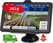 GPS Navigation Car Truck 7 Inch Touch Screen 2023 Maps Spoken Direction