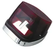 Bikers Choice Late Tail Lamp For Harley-Davidson FXR 1982-1994 Chrome