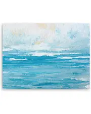 Ready2HangArt Abstract Sunrise Wrapped Canvas Art 40in W x 30in H NoColor