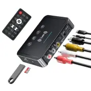 Bluetooth 5.0 Adapter, Transmitter and Receiver for Home Stereo Hi-Fi Audio W...