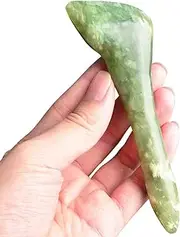 Jade Acupressure Gua Sha Scraper Massage Pen Trigger Point Massage Tool Reflexology for Body Relaxation Pain Relief