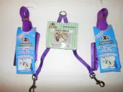 Sheppard & Greene Ferret - 2 Harness / Lead Sets+Tandem Coupler - Purple