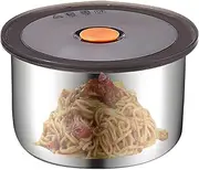 Lueear Metal Snack Containers, Leak Proof Toddler Lunch Box for Travel, Travel-Friendly Space-Saving Meal Storage Prep for Small Food Portions Daily Use School Daycare
