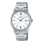 Casio Men’s MTP-V002D-7B3 Stainless Steel Dress Watch Date Display Silver Dial