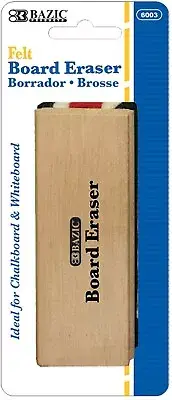 Chalkboard Eraser Wood Felt Blackboard Whiteboard Eraser Cleaner Dustless Duster