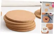 Cork Trivet Set of 6, Thick Cork Mats for Table Hot Pot, Non Slip Durable Cork