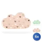 6x Dishes NBC Decorum " Cloud " You&me Cm19, 5X11