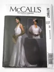 Dress with Train and Jacket Circa 1933 size 6-14 McCalls 7867 Sewing Pattern
