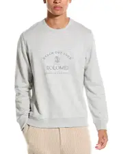 Brunello Cucinelli Linen-Blend Sweatshirt