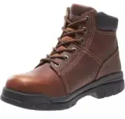 Wolverine MARQUETTE STEEL-TOE 6" WORK BOOT - M- Size 8 -Walnut