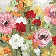 DIAMOND ART CLUB Lea's Garden Diamond Painting Kit, Fun DIY Crafts for Adults, Round Diamond Art Canvas for Beginners, 13" x 13" (33cm x 33cm)