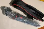 NEEWER Tripod With Carrying Case N284+G0, Black/ Red