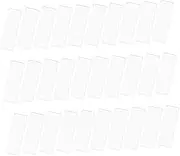 NAMOARLY Organize Documents 50 Self-Adhesive Card Holders Plastic Index Card Sleeves Plastic Pockets