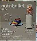 Nutribullet Pro Single Serve Blender (900W) Classic Metallic/32oz-Brand New