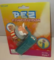 PEZ UNCLE SAM FLASHLIGHT KEYCHAIN ~NEW & SEALED~