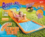 NEW Aqua Ride SINGLE LANE Super Slick Sliding Surface Water Slide 5.5m Long
