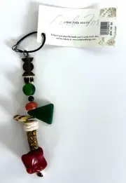 Boule Tribe Pendant w/African Beads - Linda Ford Design