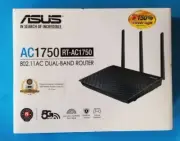 ASUS - Wireless-AC1750 Wi-Fi - Black RT-AC1750 - 802.11AC Dual-Band Router-NIB-