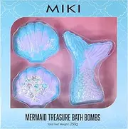 MIKI Mermaid Treasure Bath Bombs 250 g