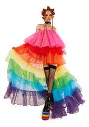 [Club Exx] Just Dance High-Low Maxi Dress