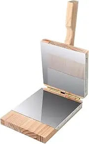 Alipis Wooden Tortilla Press Maker Wooden Dough Presser Mexican Tortillera Presser Tortilla Dough Dumpling Skin Maker Tortillas Sugar Pancakes Wrapper