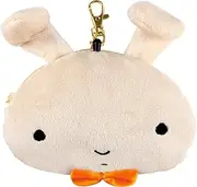 [T's factory] Tees Factory Crayon Shin-chan Plush Pouch with Pass Case, Nene-chan Rabbit H 5.3 x W 5.7 x D 2.2 inches (13.5 x 14.5 x 5.5 cm) KS-5544046NU