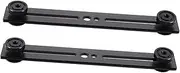 ERINGOGO 2PCS Dual Mount Extension Bar for Tripod Shape Mic Mount Bracket for Flash Light and Screw Adjustable Camera and Microphone Holder