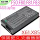 ASUS F50,F80,F81,F83電池 華碩 F50GX,F50A,F50S,F50SV,F80A,F80CR, F80Q,F80F,F83SE,A32-F80,A32-F80A電池