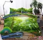 Peacock Deer Board 3D Printing Duvet Quilt Doona Covers Pillow Case Bedding Sets