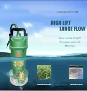 Single-Phase Submersible Clean water Pump 370W lift 10m
